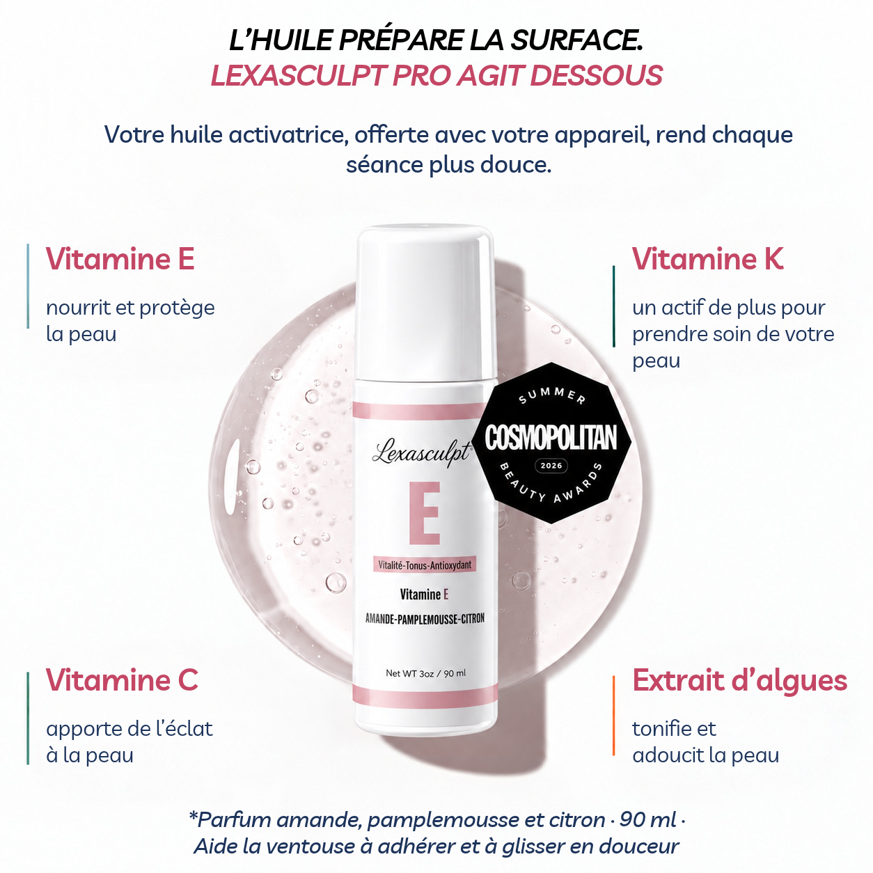 Lexa Sculpt Pro · Appareil anti-cellulite 3 en 1