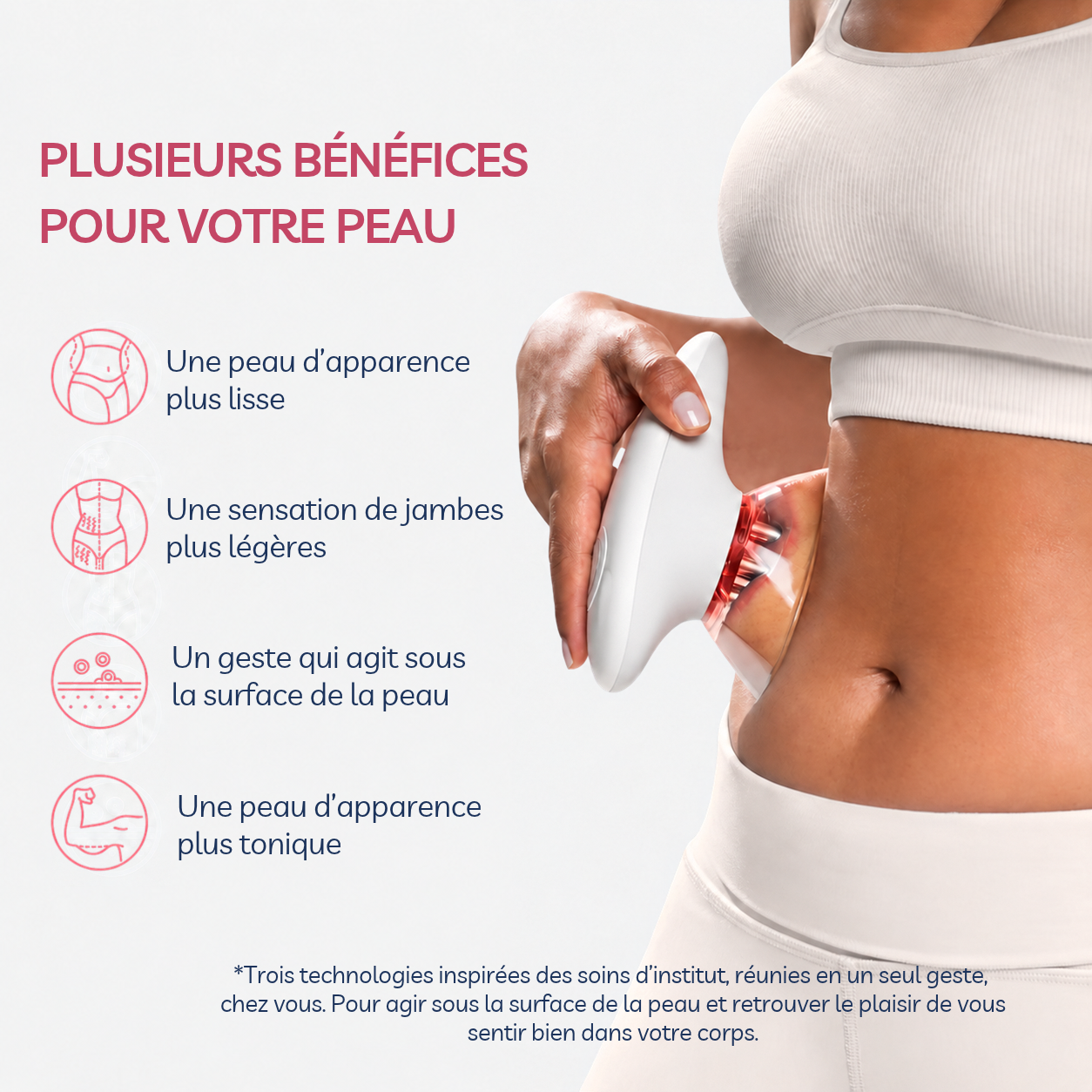 Lexasculpt Pro · L’appareil anti-cellulite 3 en 1
